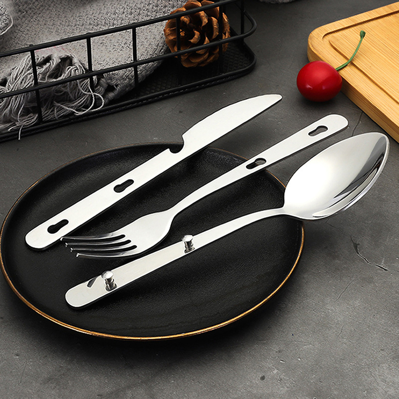3pcs/set Portable Stainless St - Quechua Camping Cooking Set avis et prix