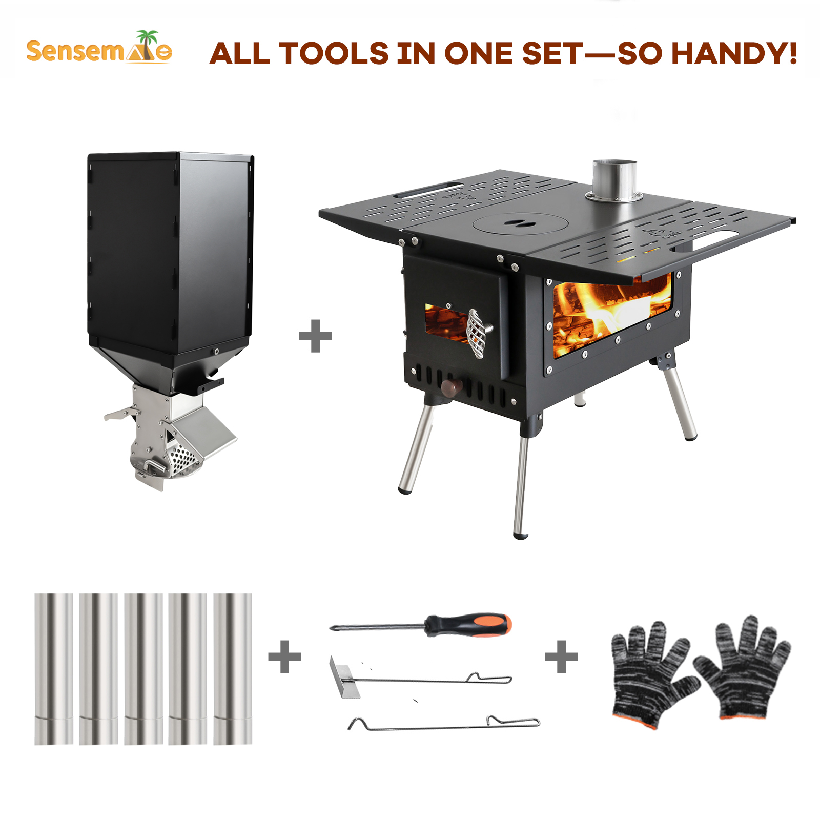 Pellet Stove Camping Stainless - Camping Cooking Tent avis et prix