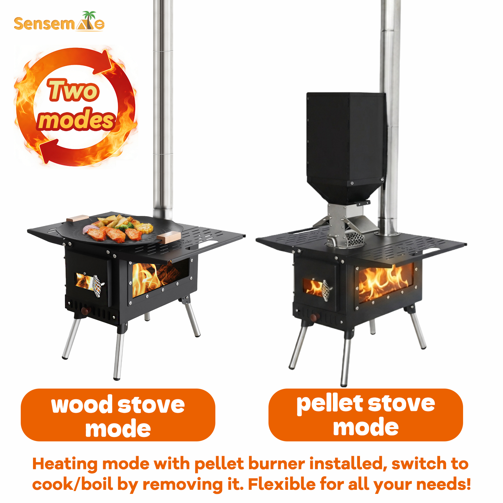 Pellet Stove Camping Stainless - Camping Cooking Tent avis et prix