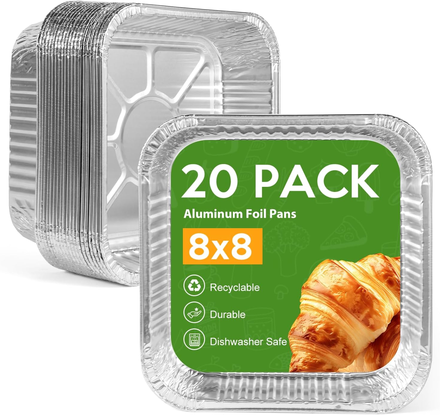 Disposable 8x8 Aluminum Foil P - Aluminum Foil Heavy Duty avis et prix