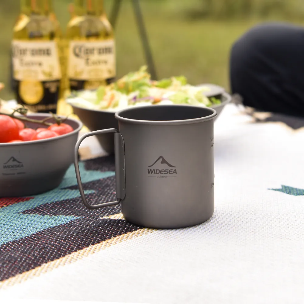 Widesea Camping Mug Titanium C - Quechua Camping Cooking Set avis et prix