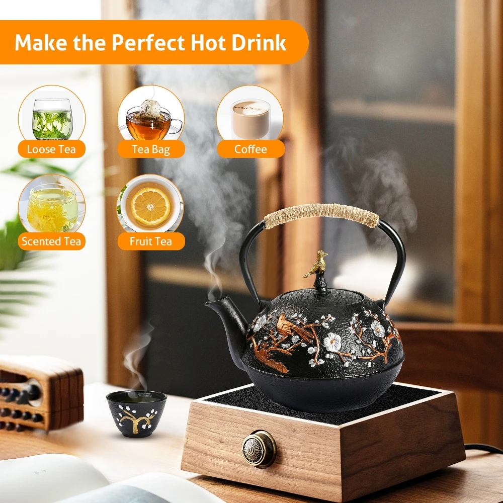 Cast Iron Teapot Set with Alco - Camping Cooking Alcohol avis et prix