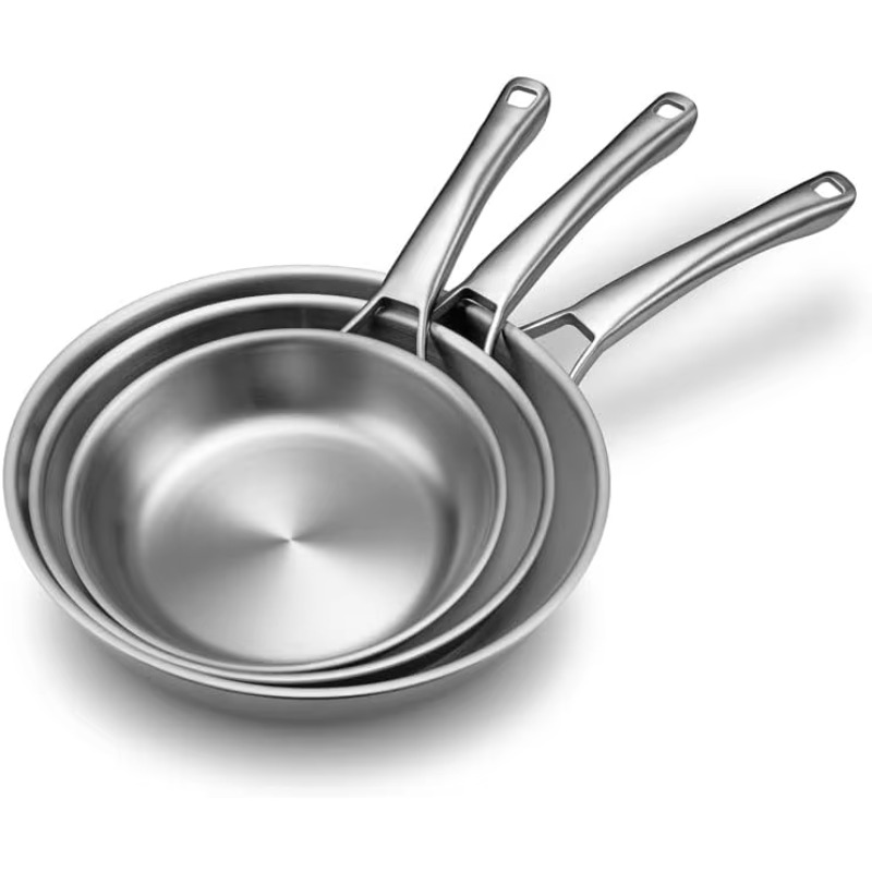 Three-layer stainless steel fr - Quality Camping Cooking Set avis et prix