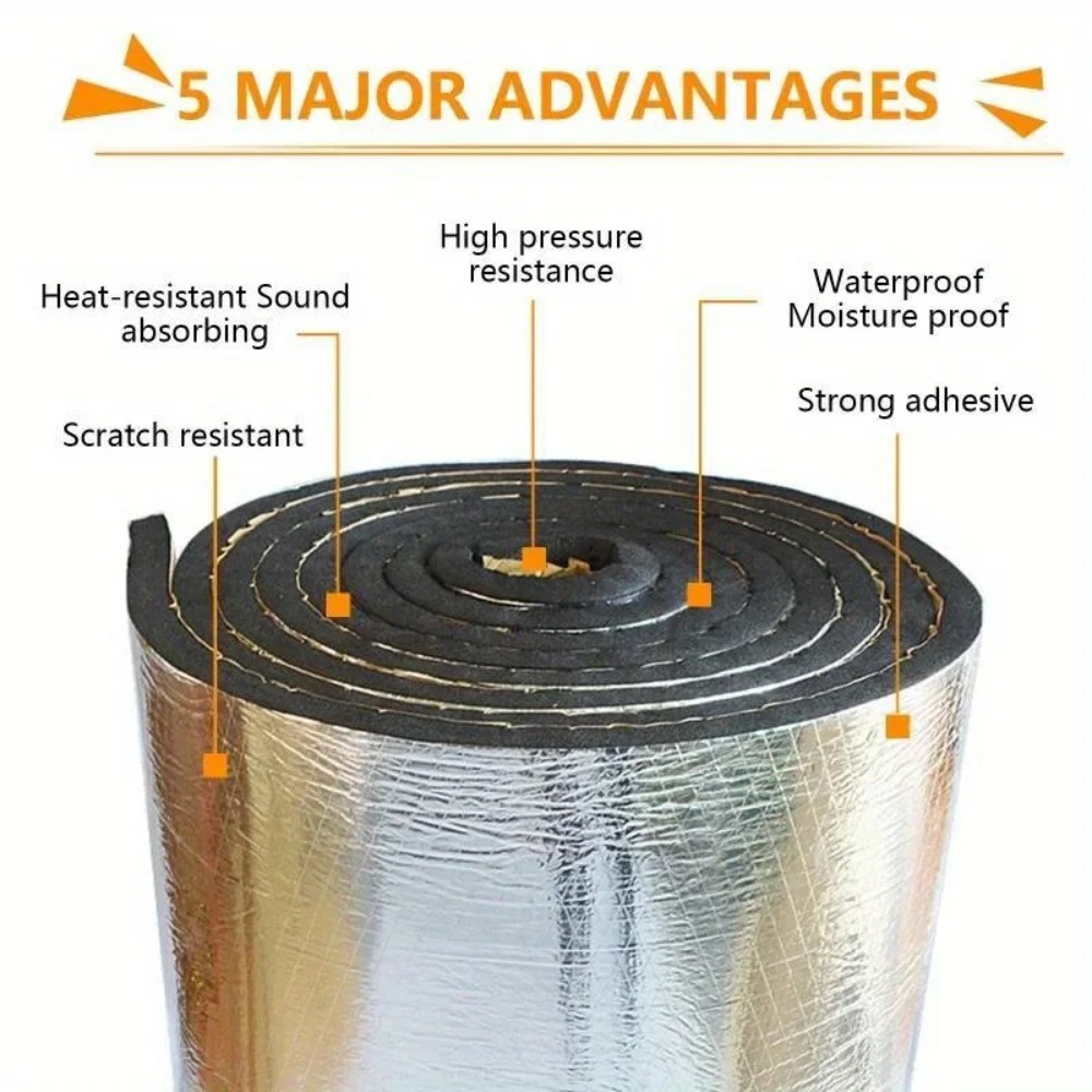 10mm Car Soundproofing Heat In - Aluminum Foil Heavy Duty avis et prix