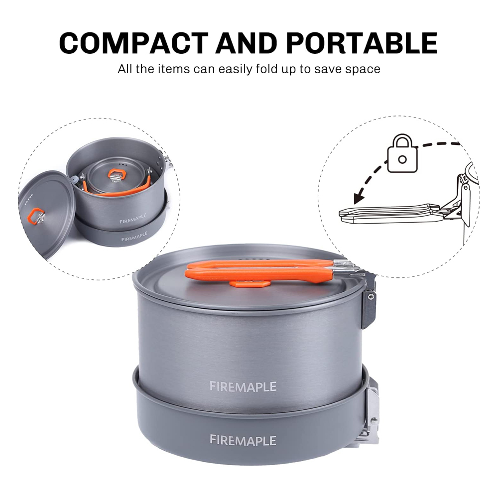 Fire Maple Camping Cookware Ut - Quechua Camping Cooking Set avis et prix