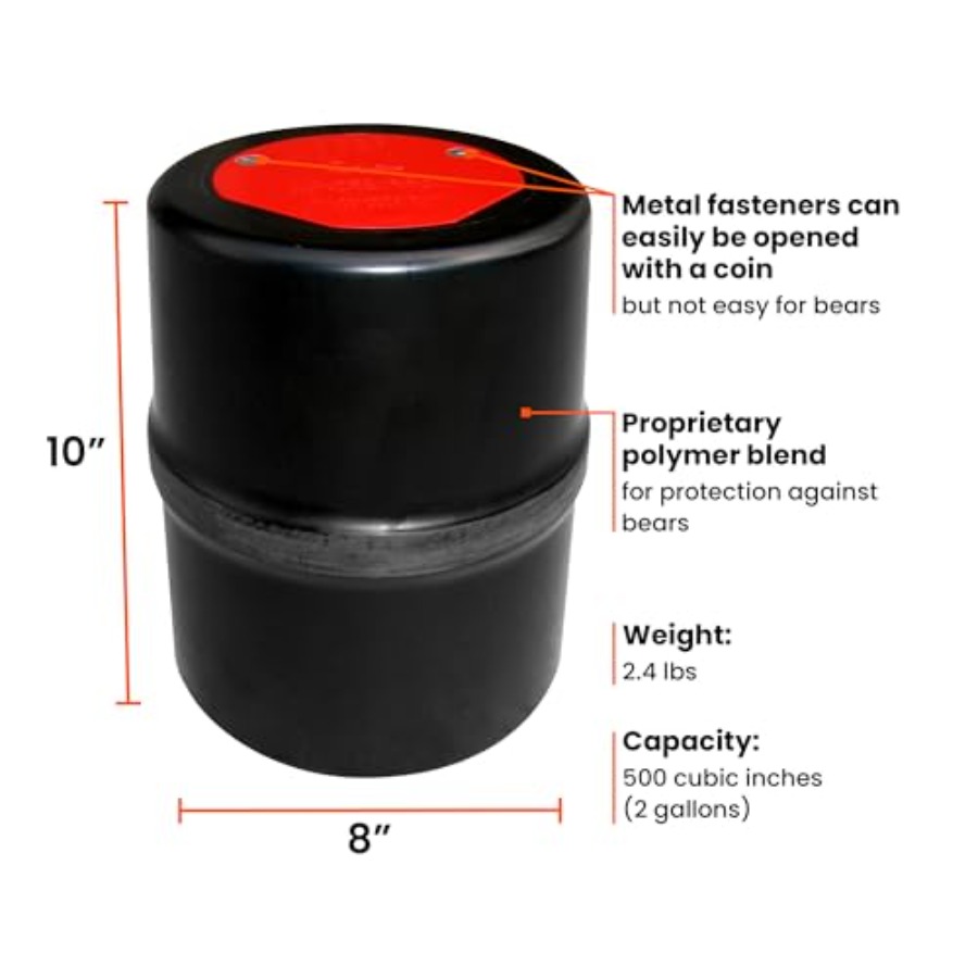 Bear-Resistant Food Canister I - Bear Canister Food avis et prix