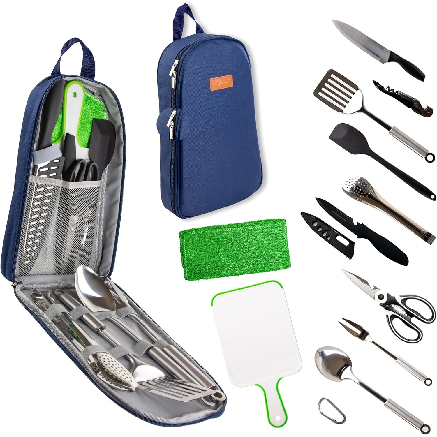 12 Pcs Camp Cooking Utensil Se - Camping Outdoor Cooking Set avis et prix