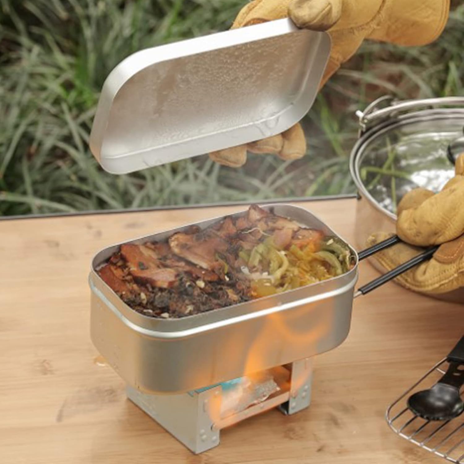 Foldable Bento Box Handle, Lun - Camping Cooking Equipment avis et prix