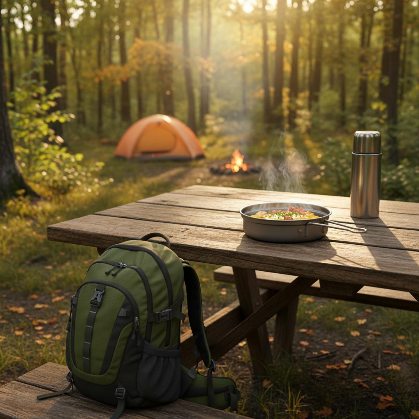 2 Pieces Metal Camping Cook Se - Camping Cooking Dining Set avis et prix