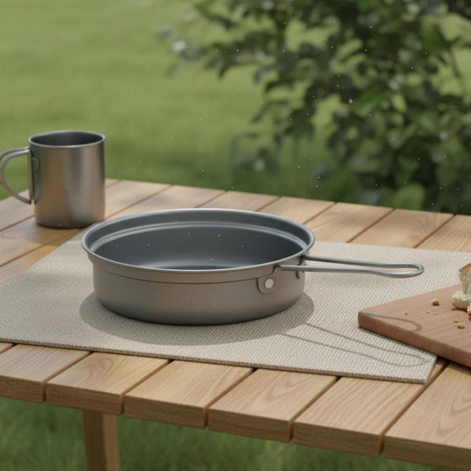 2 Pieces Metal Camping Cook Se - Camping Cooking Dining Set avis et prix