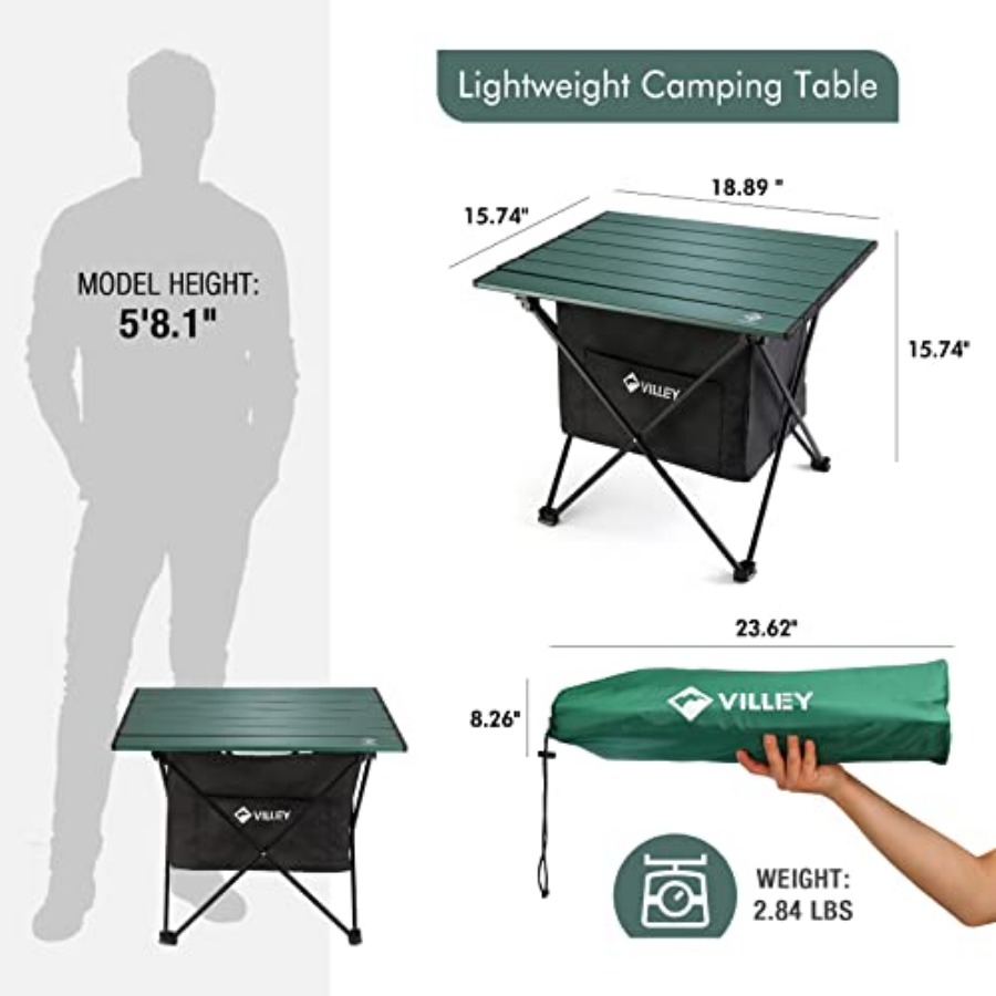 Por Side, Ultralight Aluminum  - Camping Cooking Table avis et prix