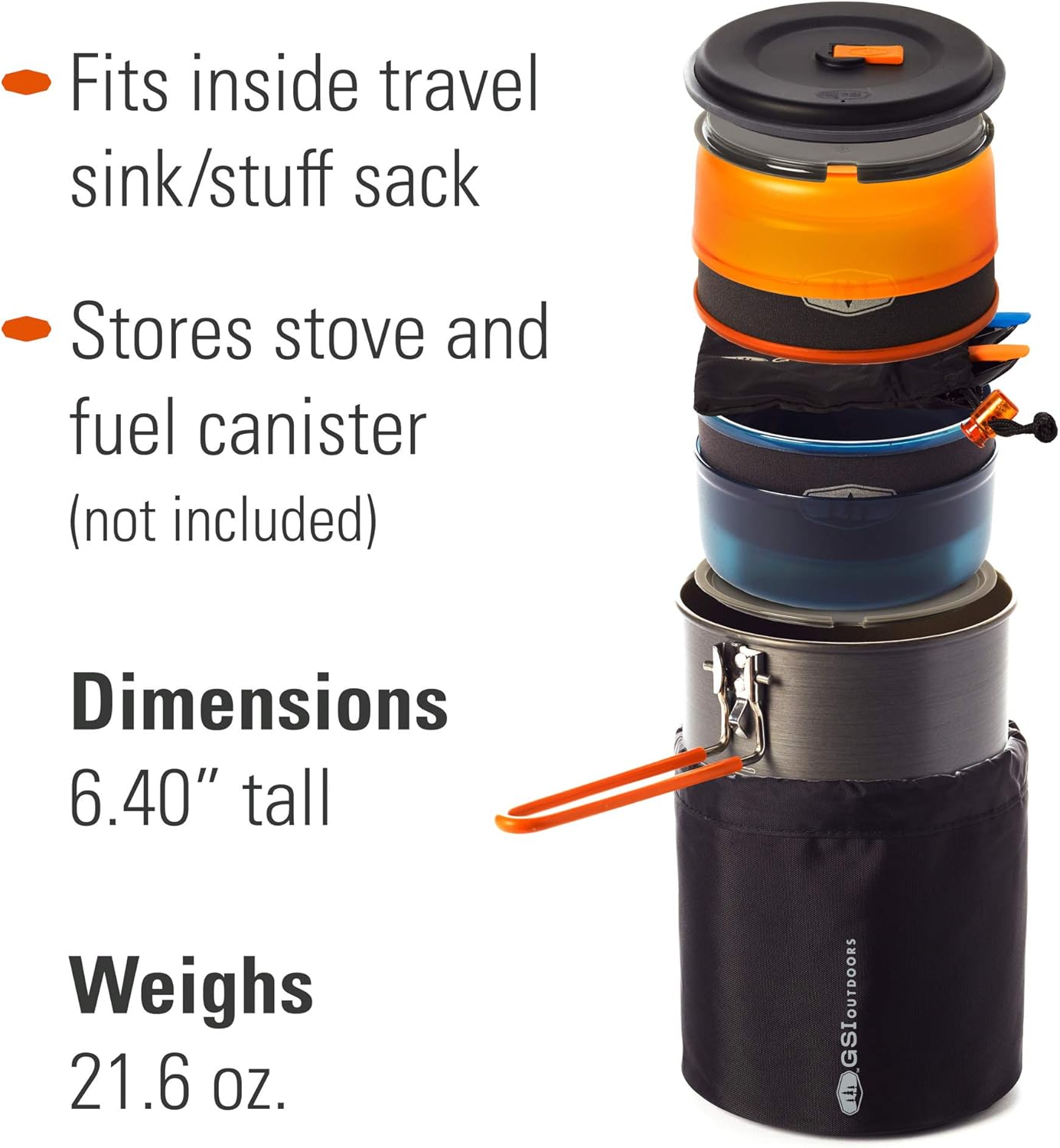 Dualist II Camping Cook Set: L - Camping Cooking Set 2 Person avis et prix