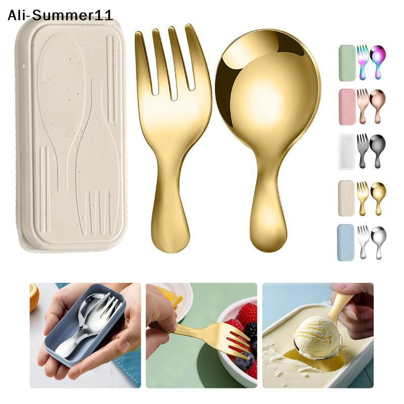 【A6L】Steel Tableware Set Spoon - Cooking Outdoor Camping avis et prix