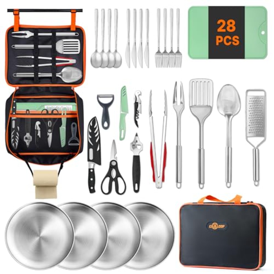 Portable Camping Cooking Utens - Camping Cooking Essentials Kit avis et prix