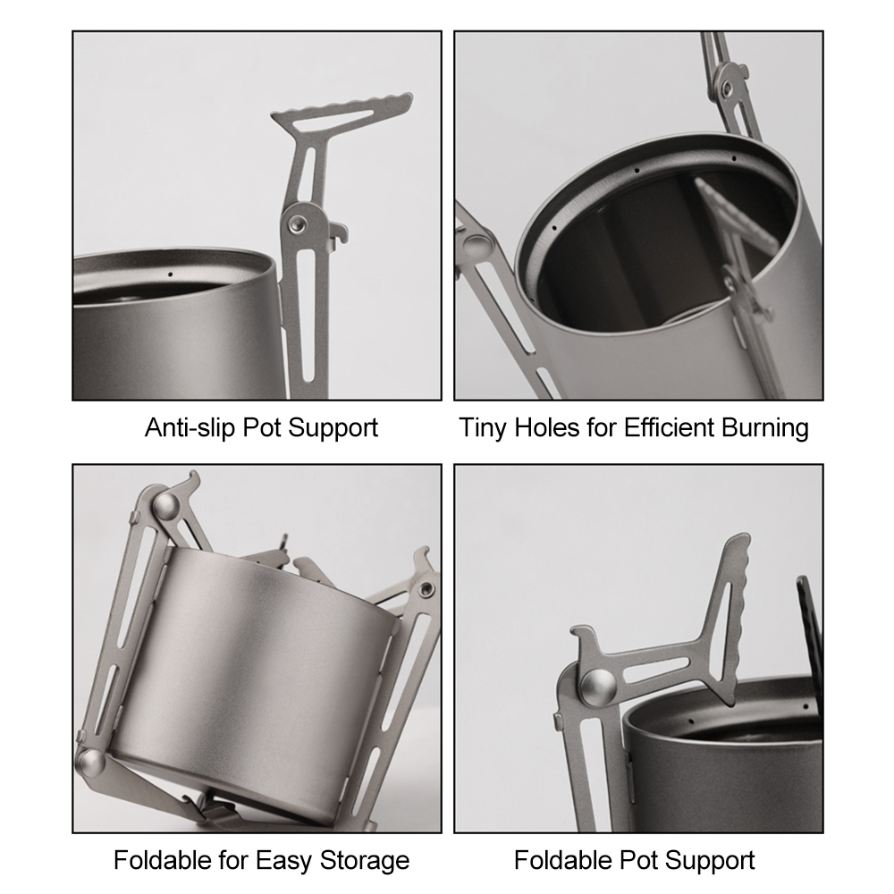 TOMSHOO Ti Alcohol Stove and L - Camping Cooking Alcohol avis et prix