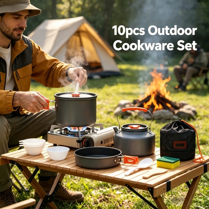 Camping Cookware Set Outdoor P - Quechua Camping Cooking Set avis et prix