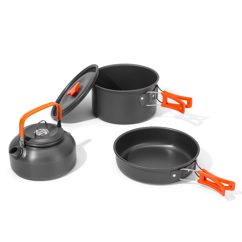 Outdoor Camping Cookware Set f - Camping Cooking Set 2 Person avis et prix