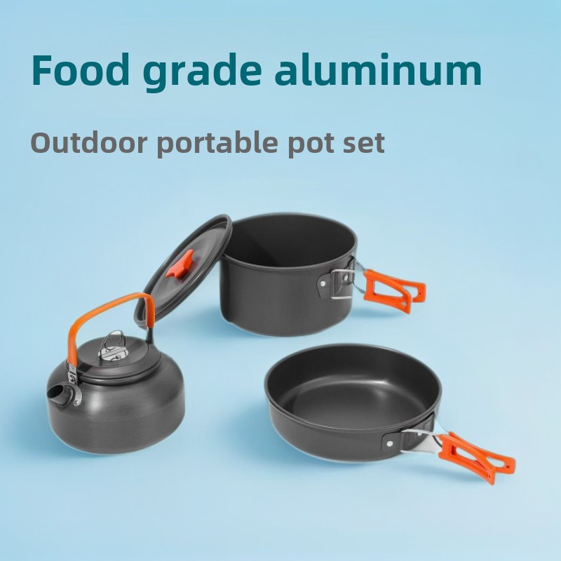 Outdoor Camping Cookware Set f - Camping Cooking Set 2 Person avis et prix