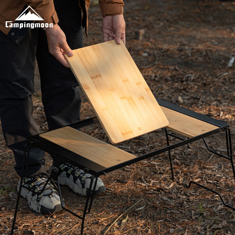 CK-P25 - Unit of Bamboo and Wo - Camping Cooking Table avis et prix