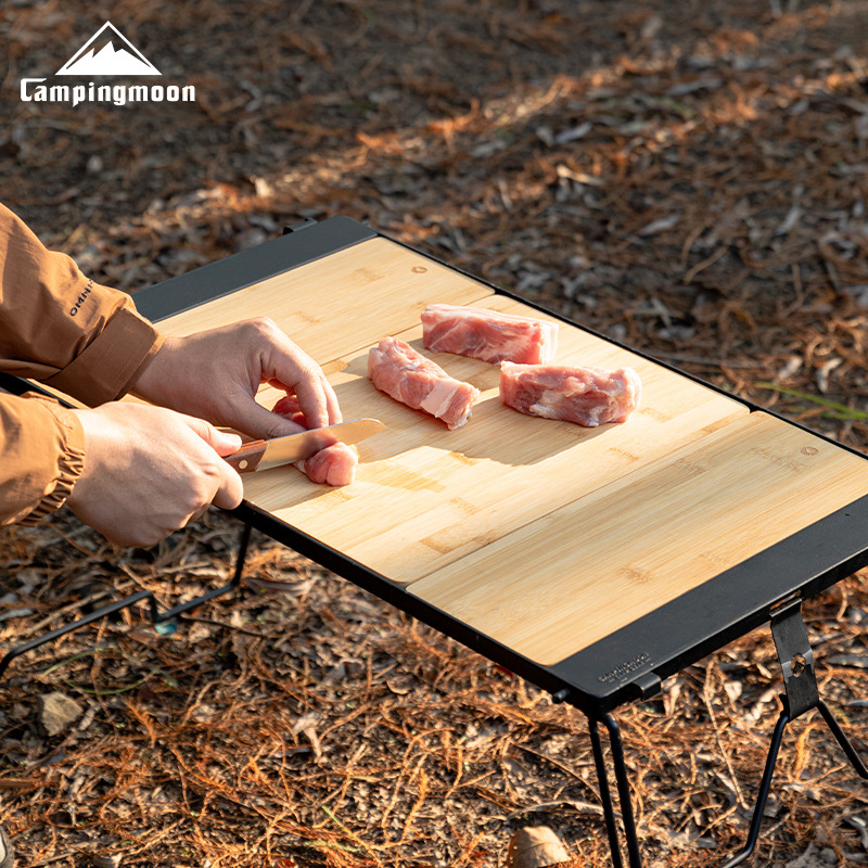 CK-P25 - Unit of Bamboo and Wo - Camping Cooking Table avis et prix