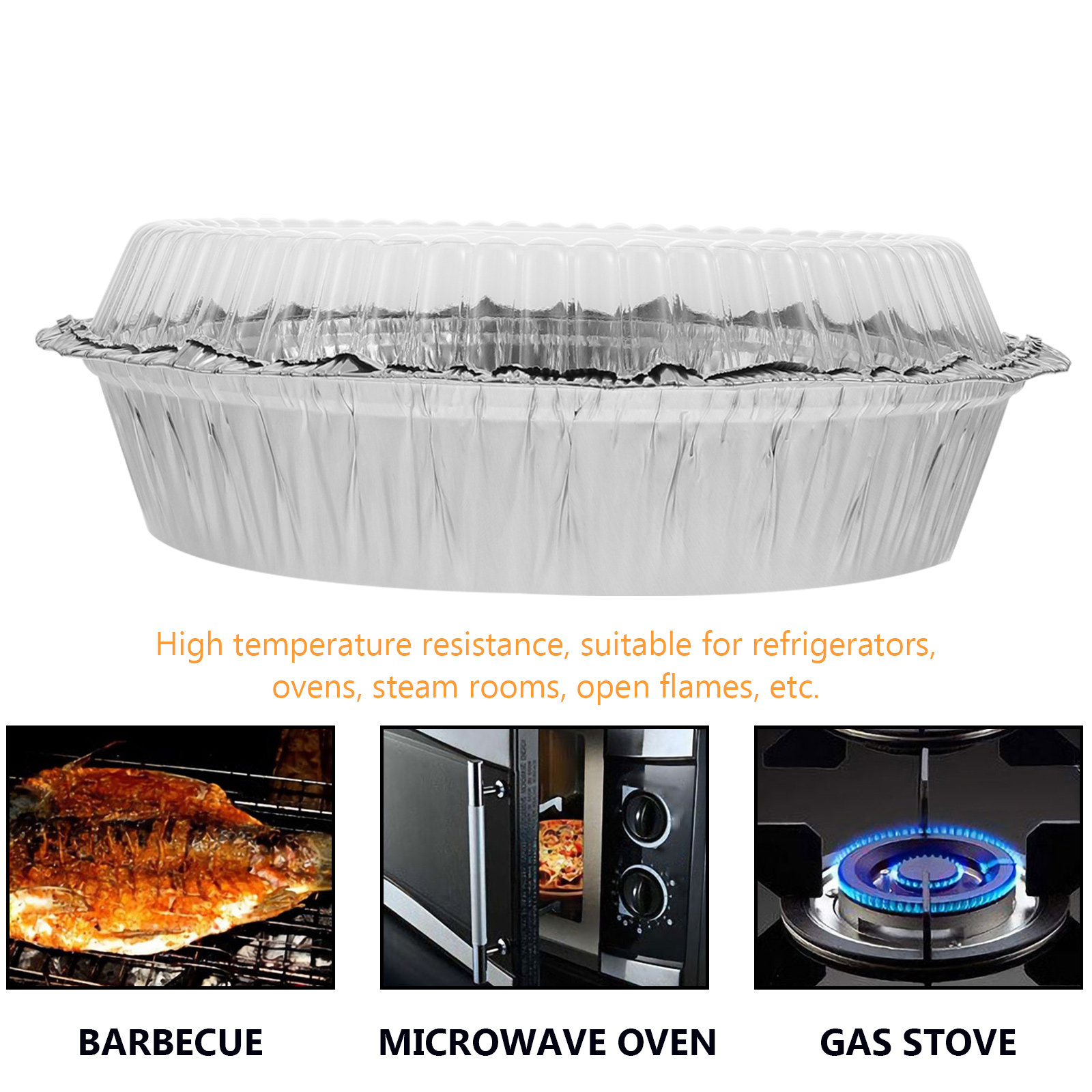 50Sets Round Aluminum Foil Pan - Aluminum Foil Heavy Duty avis et prix