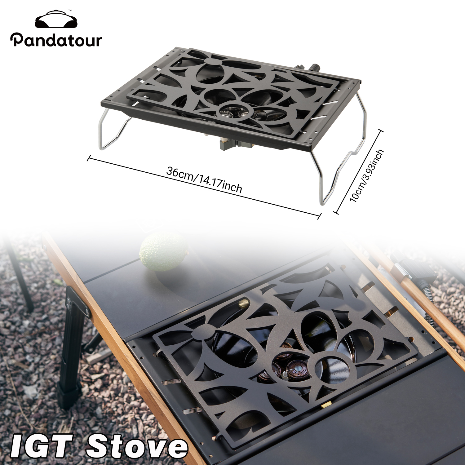 Pandatour IGT Camping Super Hi - Camping Cooking Table avis et prix