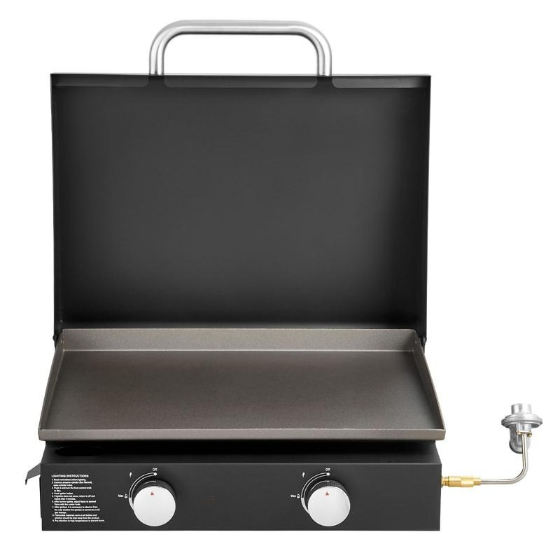 Gas Griddle, 2 Burner Tabletop - Camping Cooking Top avis et prix