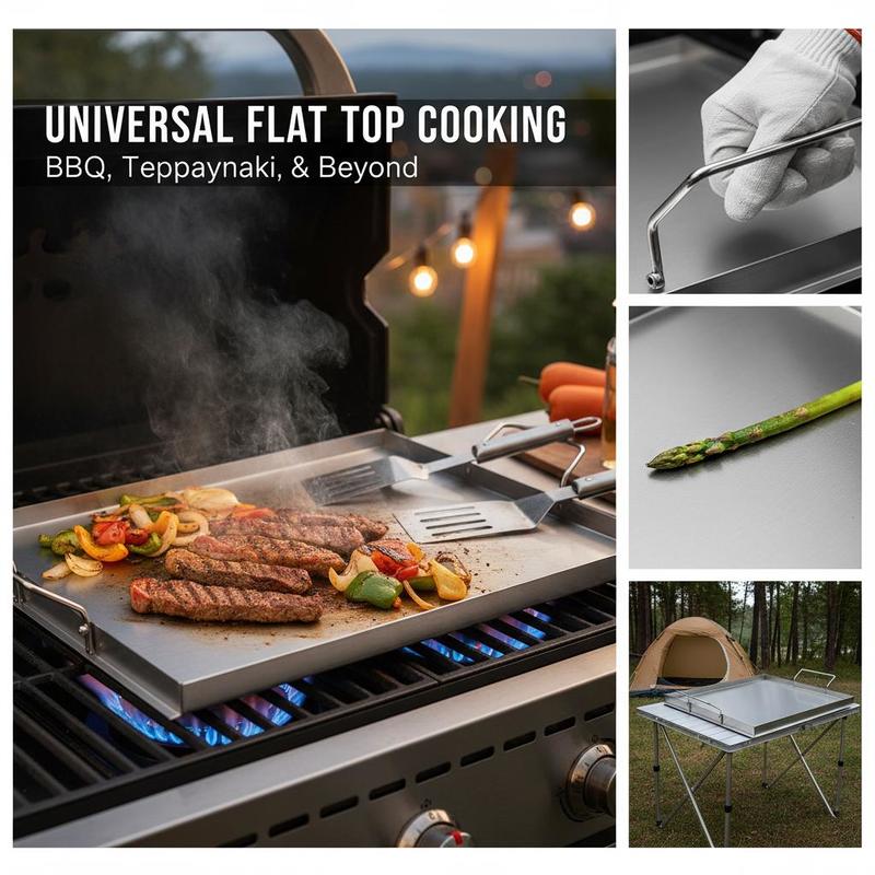 Flat Top Grill Plate 23x16 inc - Camping Cooking Top avis et prix